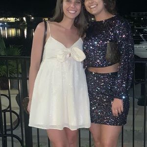 TCEC cute bow mini dress. Worn once!